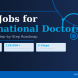 NHS jobs for international doctors